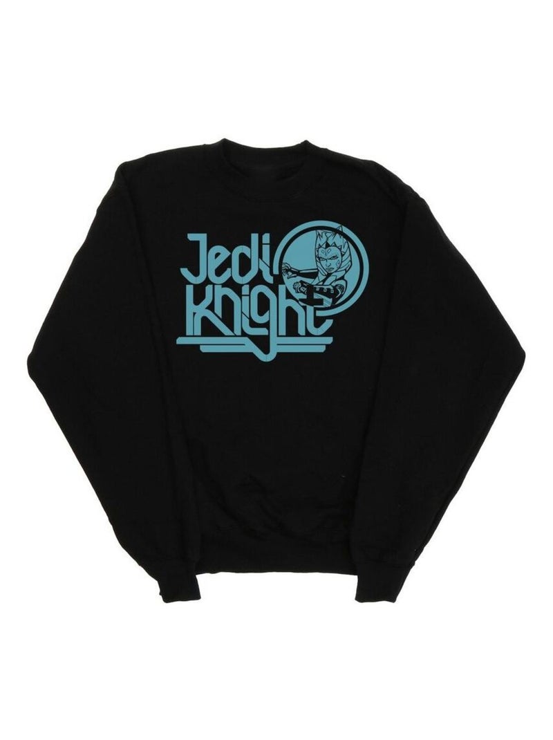 Star Wars - Sweat CLONE WARS JEDI KNIGHT Noir - Kiabi