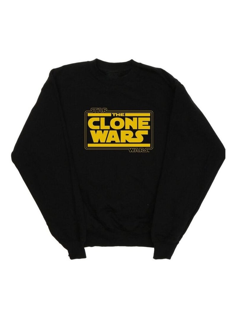Star Wars - Sweat CLONE WARS Noir - Kiabi