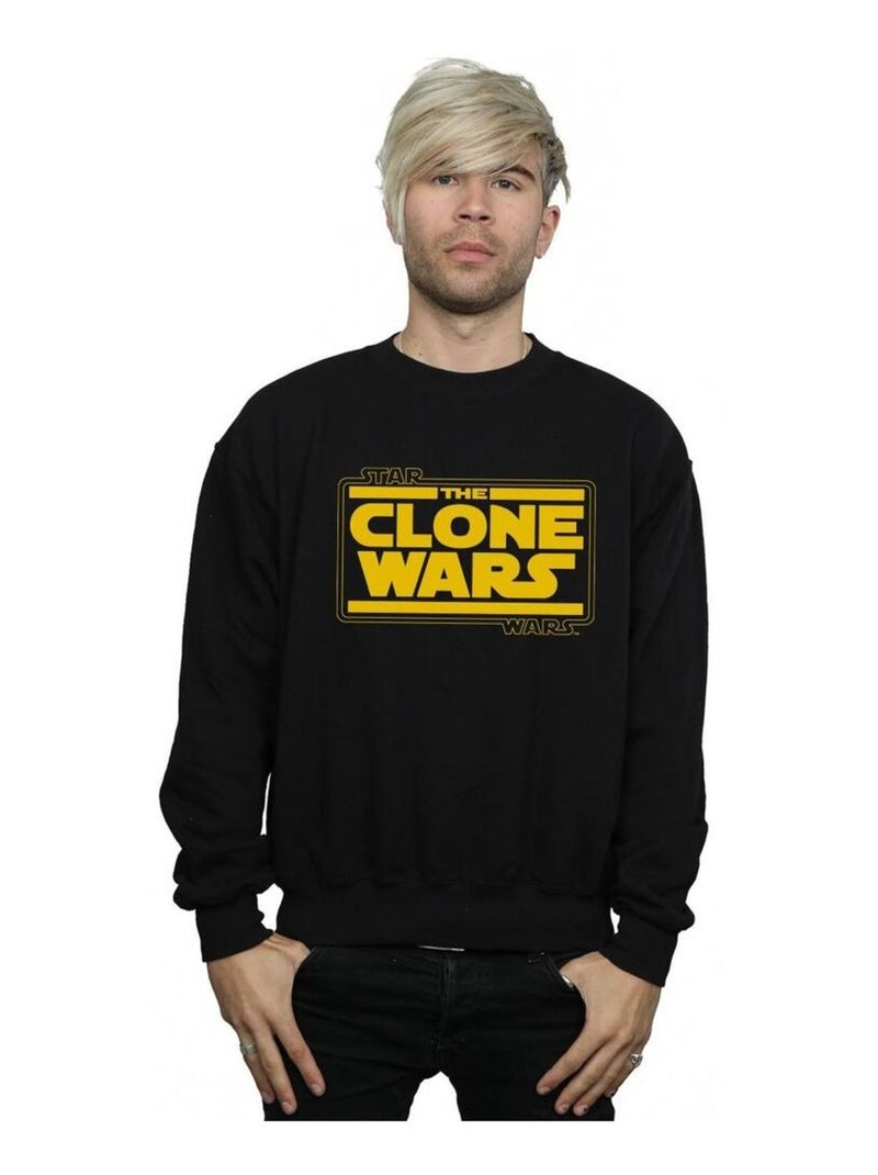 Star Wars - Sweat CLONE WARS Noir - Kiabi