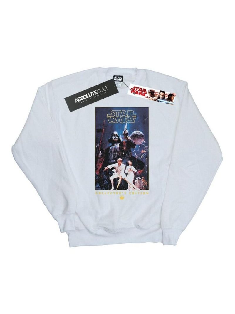 Star Wars - Sweat COLLECTOR'S EDITION Blanc - Kiabi