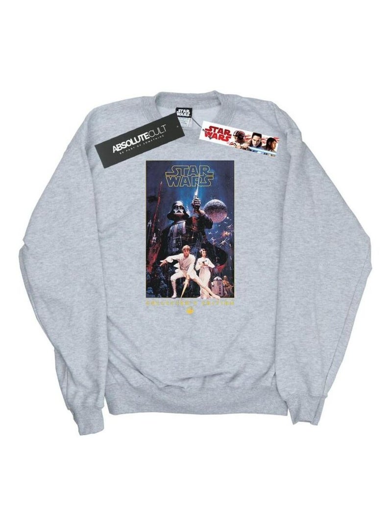 Star Wars - Sweat COLLECTOR'S EDITION Gris chiné - Kiabi