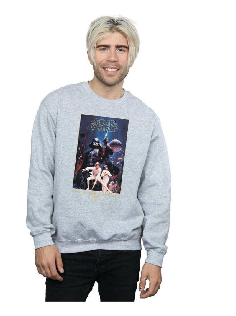 Star Wars - Sweat COLLECTOR'S EDITION Gris chiné - Kiabi