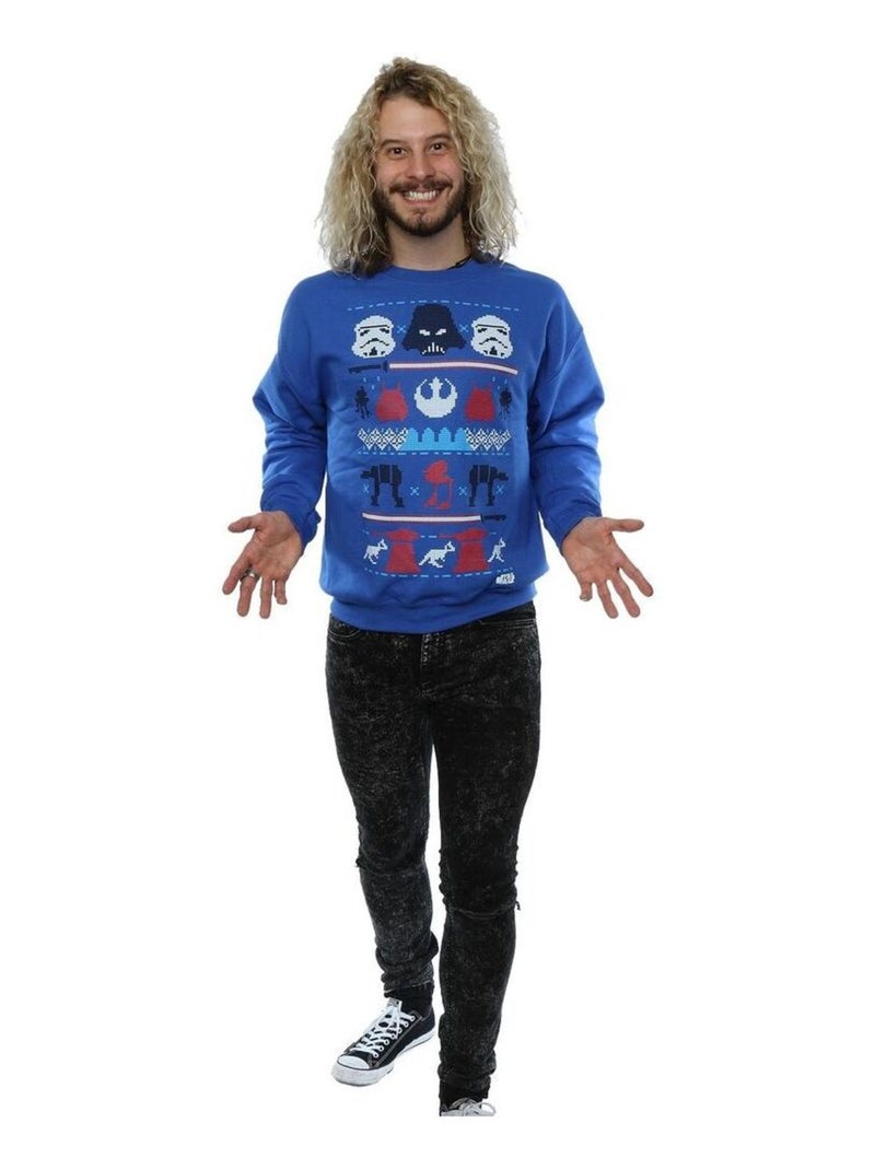 Star Wars - Sweat DARK SIDE Bleu roi - Kiabi