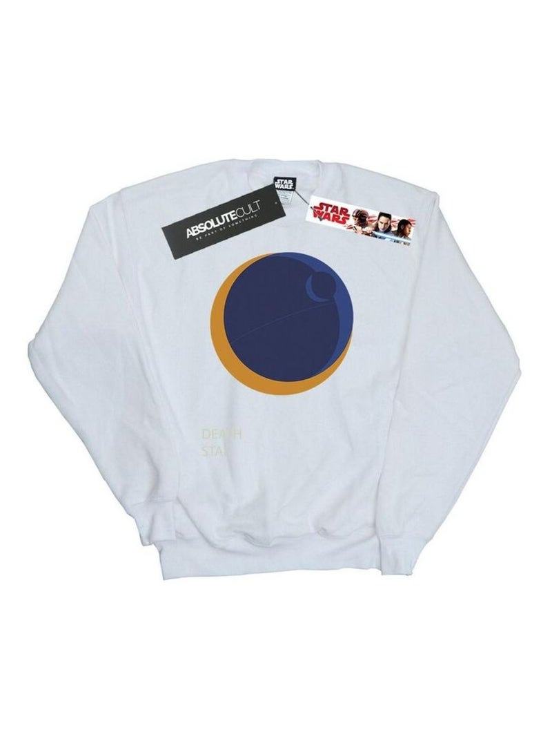 Star Wars - Sweat DEATH STAR Blanc - Kiabi