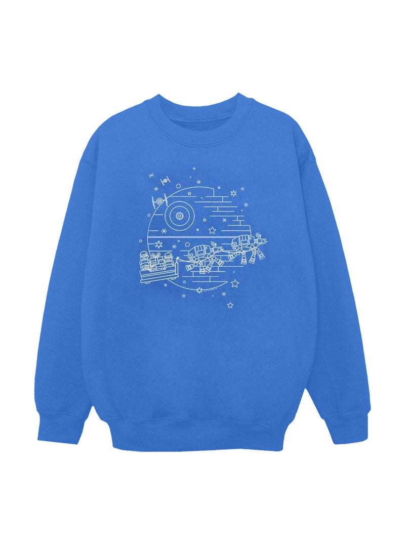 Star Wars - Sweat DEATH STAR Bleu roi - Kiabi