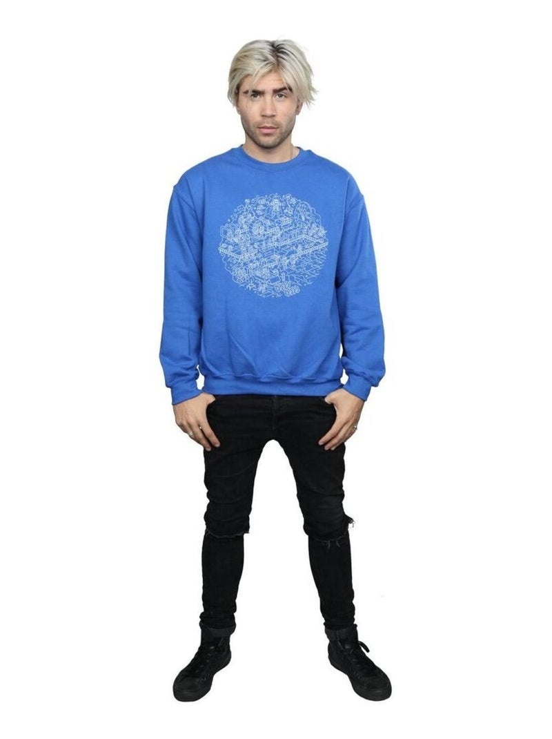 Star Wars - Sweat DEATH STAR Bleu roi - Kiabi