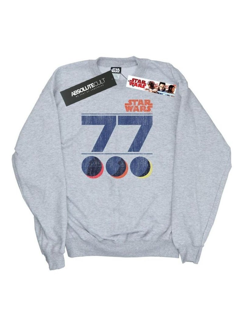 Star Wars - Sweat DEATH STAR Gris chiné - Kiabi