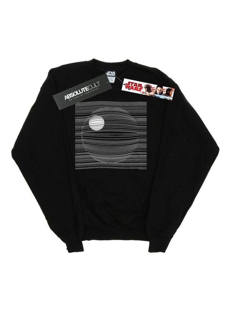 Star Wars - Sweat DEATH STAR Noir - Kiabi