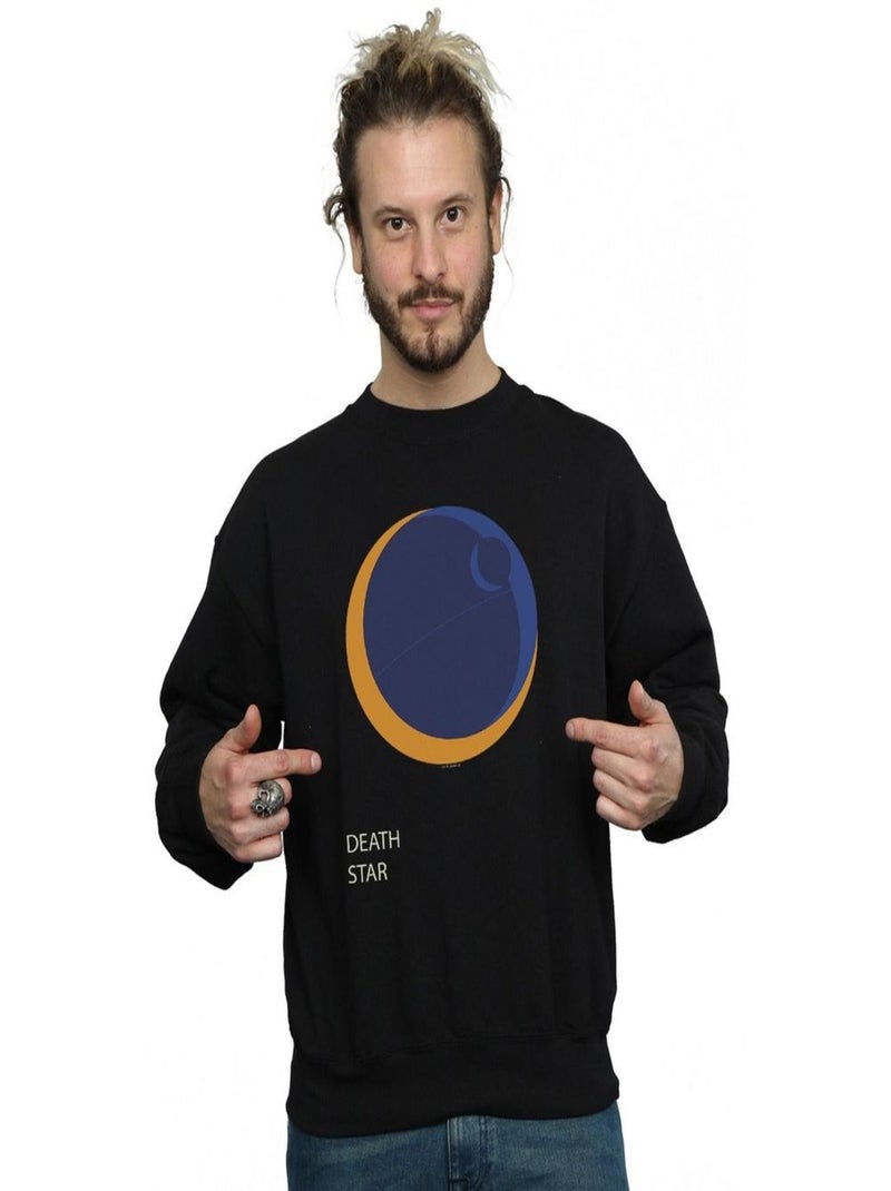 Star Wars - Sweat DEATH STAR Noir - Kiabi