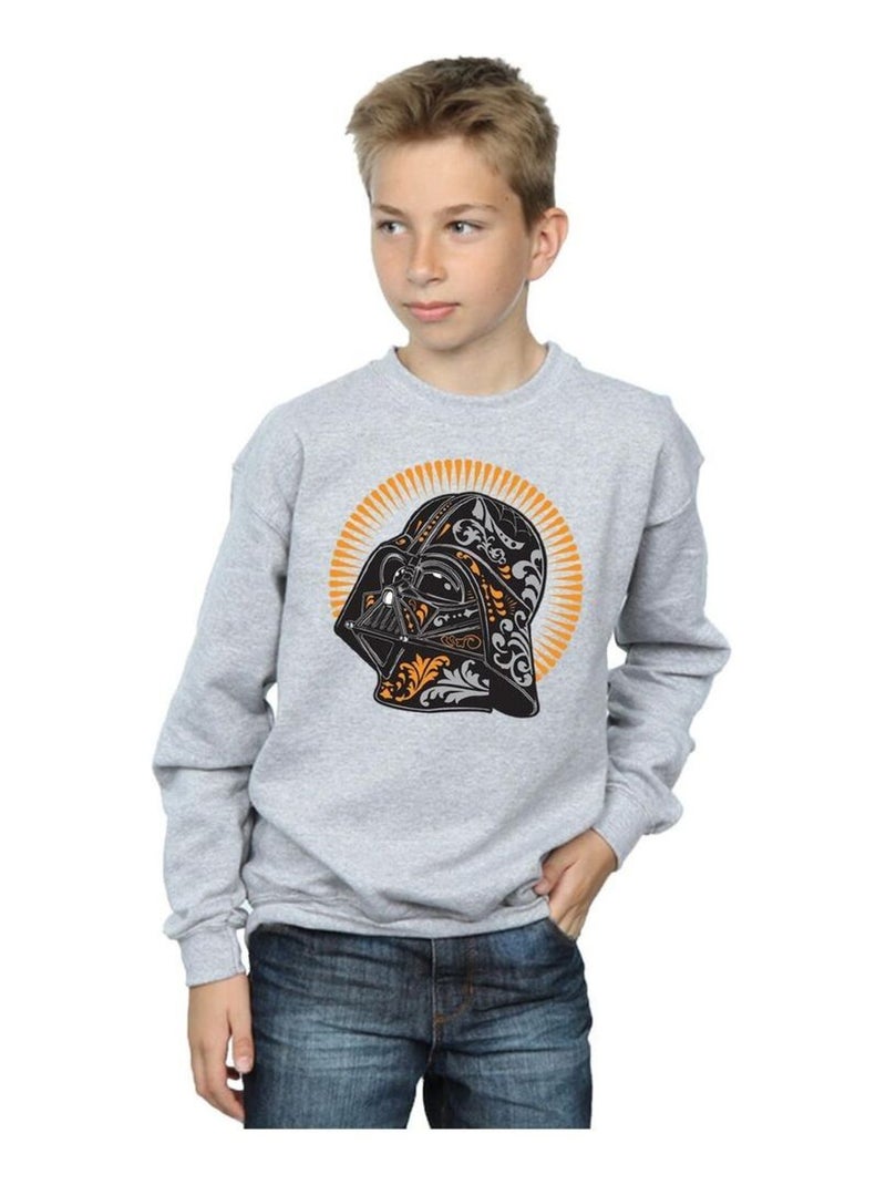 Star Wars - Sweat DIA DE LOS MUERTOS Gris chiné - Kiabi