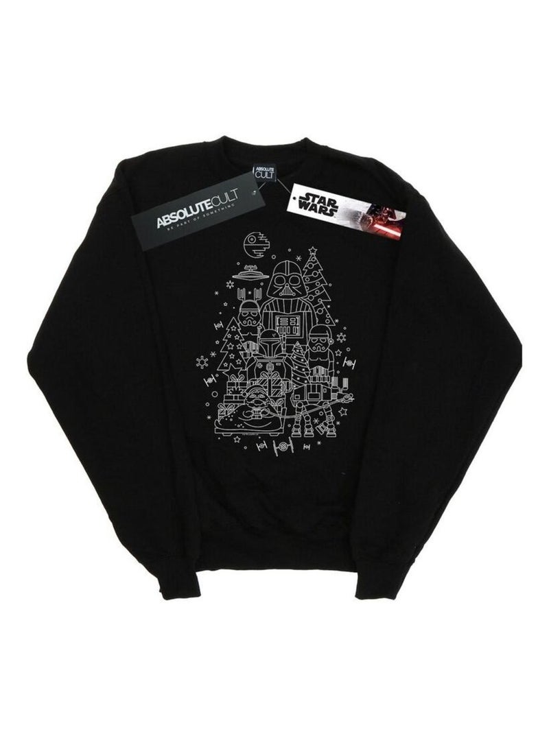 Star Wars - Sweat EMPIRE Noir - Kiabi
