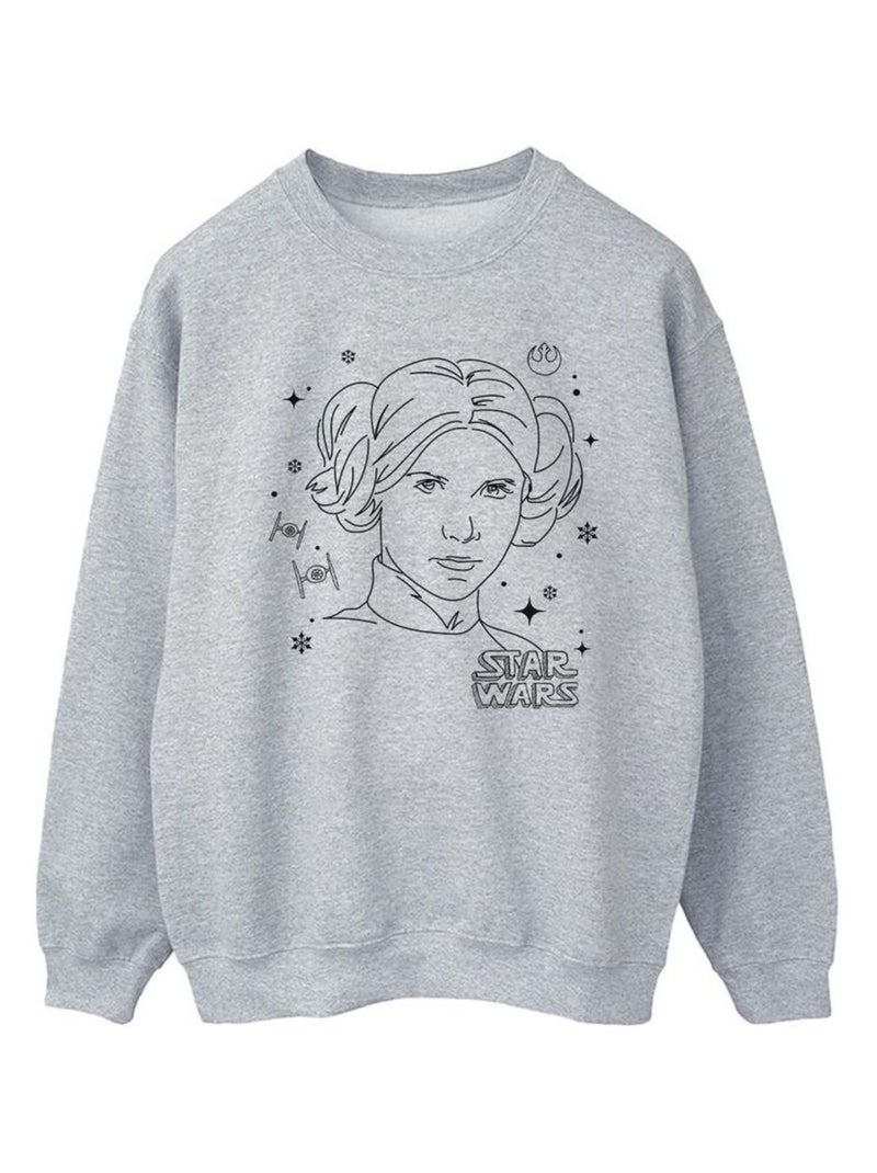 Star Wars - Sweat EPISODE IV: A NEW HOPE Gris chiné - Kiabi
