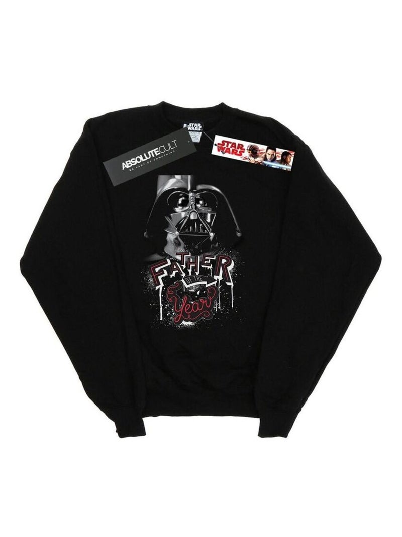 Star Wars - Sweat FATHER OF THE YEAR Noir - Kiabi