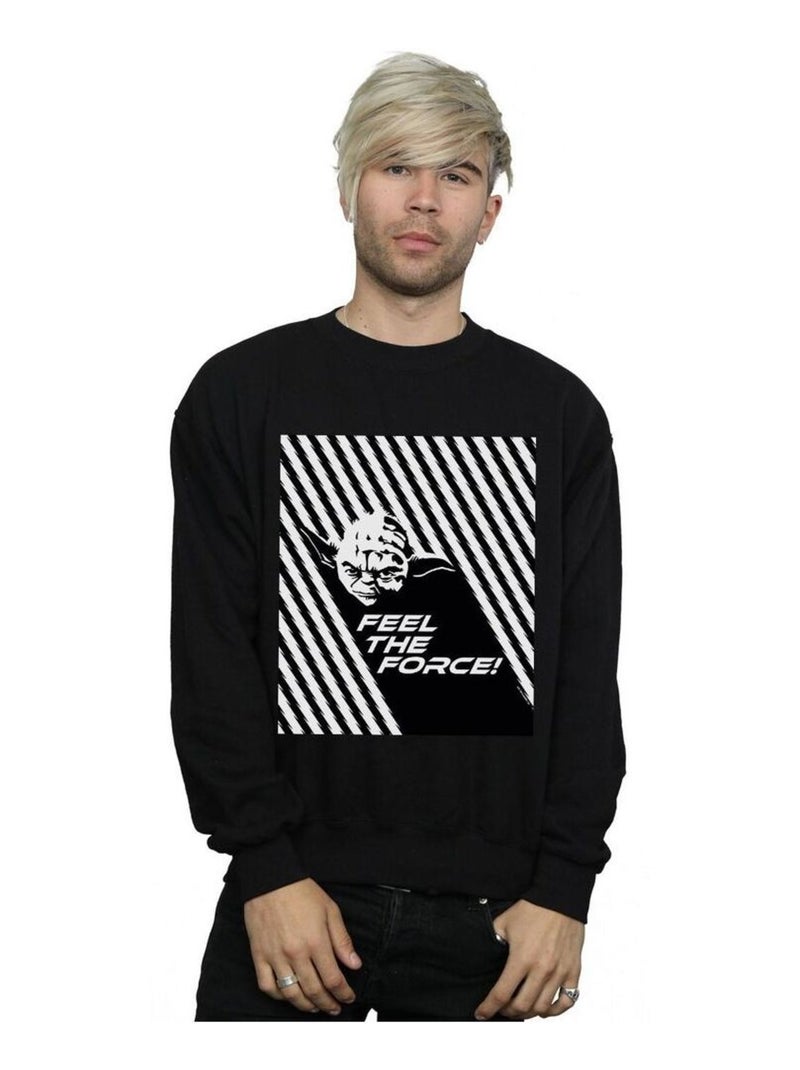 Star Wars - Sweat FEEL THE FORCE Noir - Kiabi