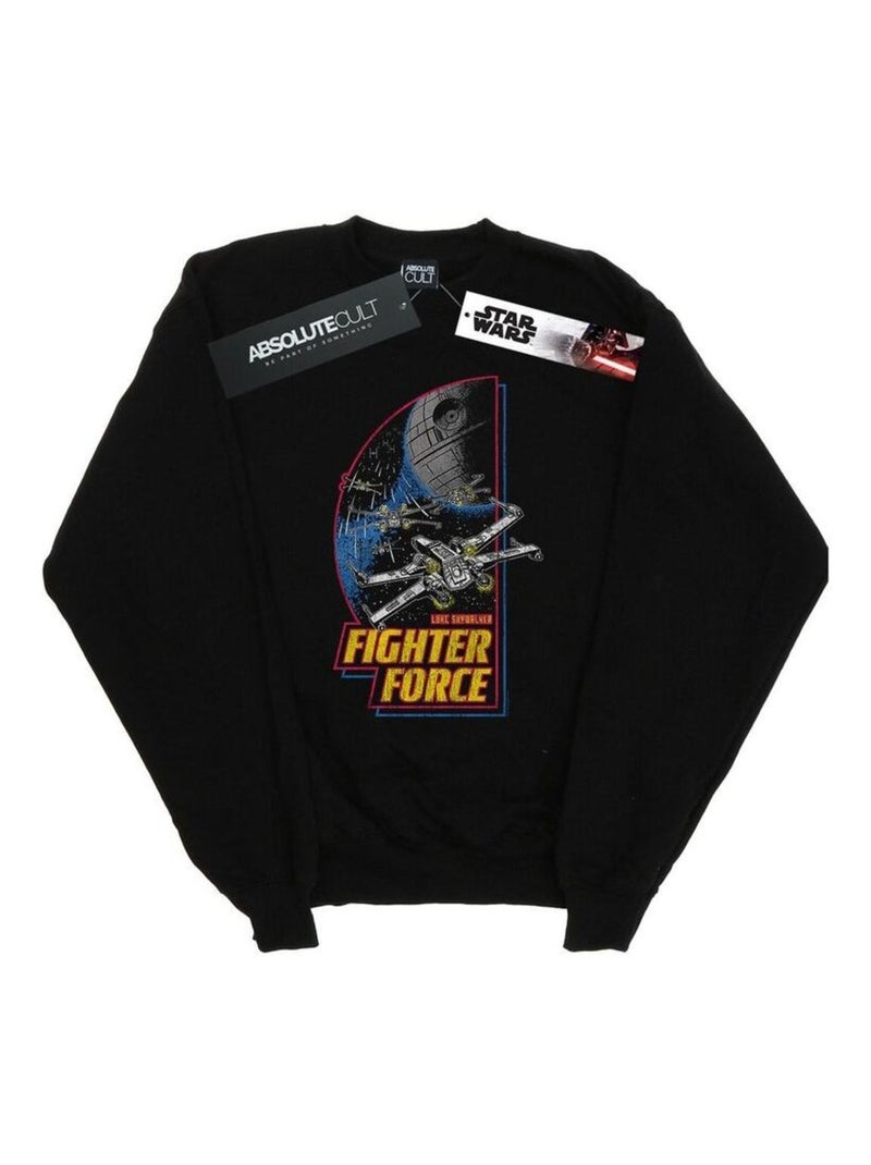 Star Wars - Sweat FIGHTER FORCE Noir - Kiabi