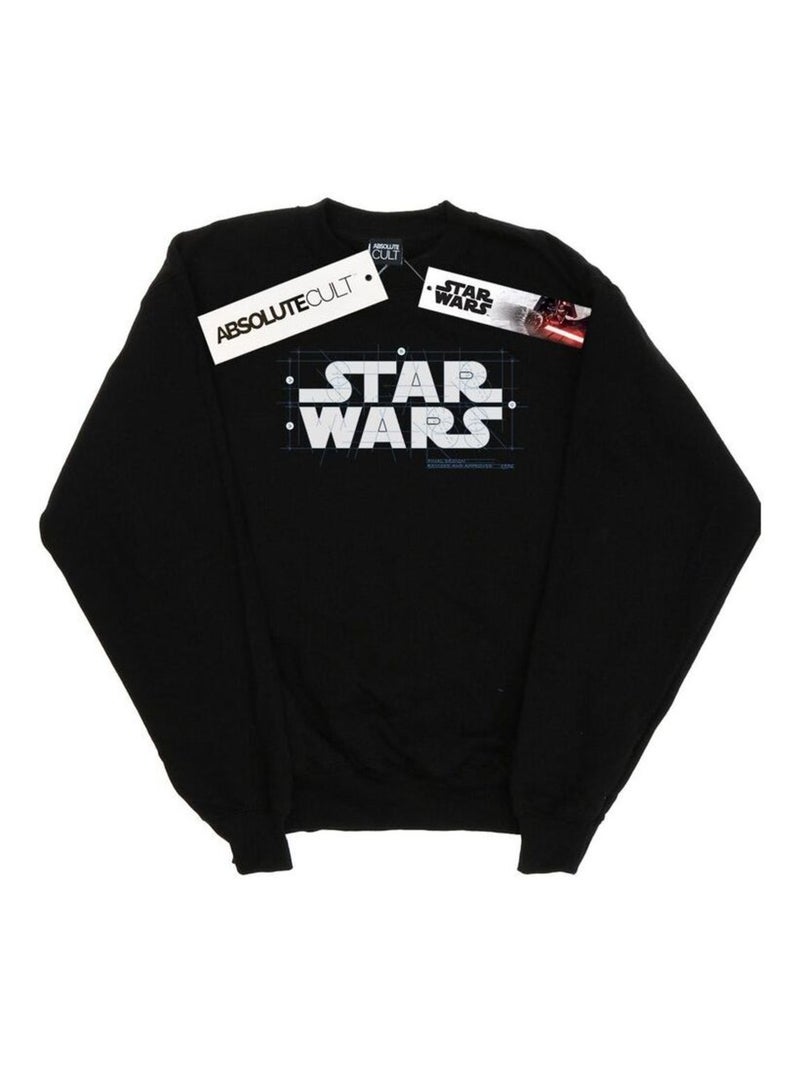 Star Wars - Sweat FINAL DESIGN Noir - Kiabi