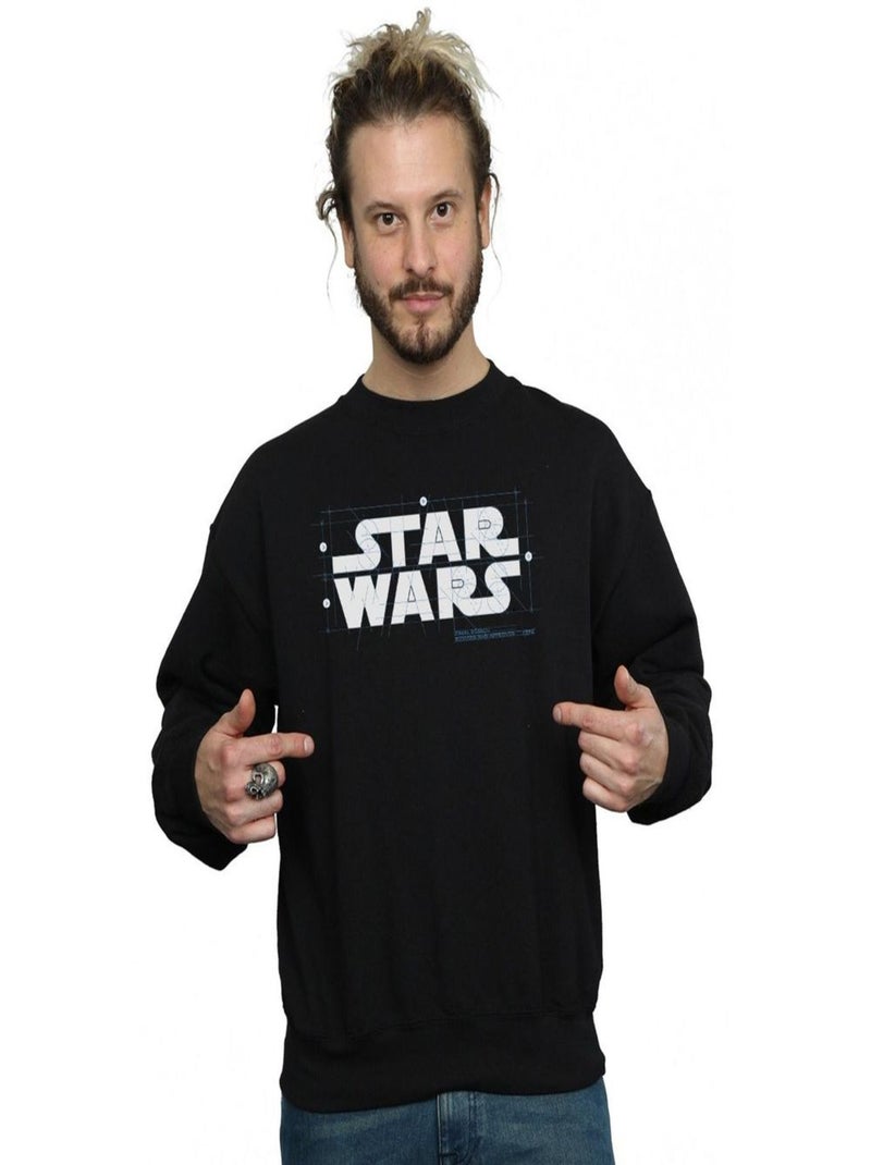 Star Wars - Sweat FINAL DESIGN Noir - Kiabi