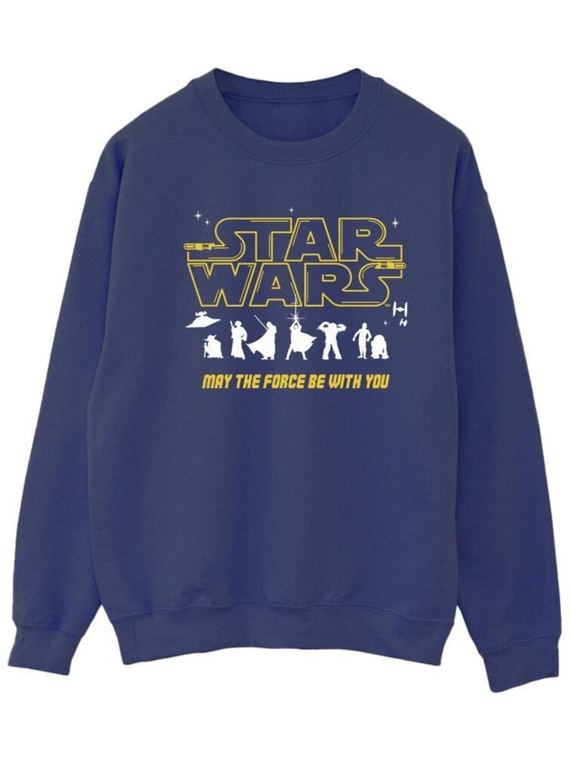 Star Wars - Sweat FORCE Bleu marine - Kiabi