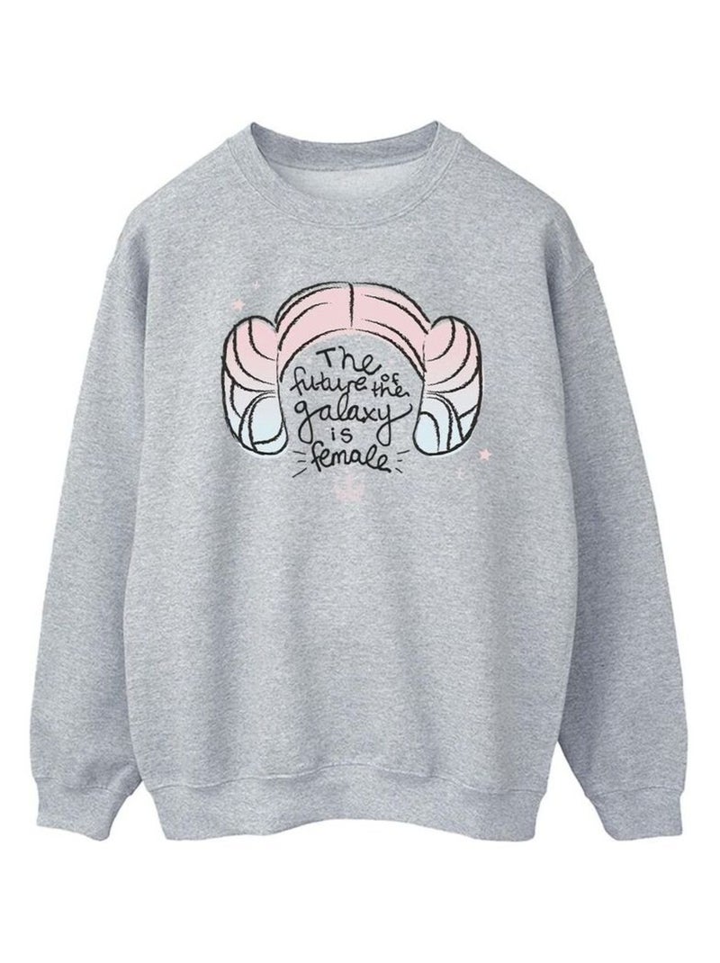 Star Wars - Sweat FUTURE OF THE GALAXY Gris chiné - Kiabi