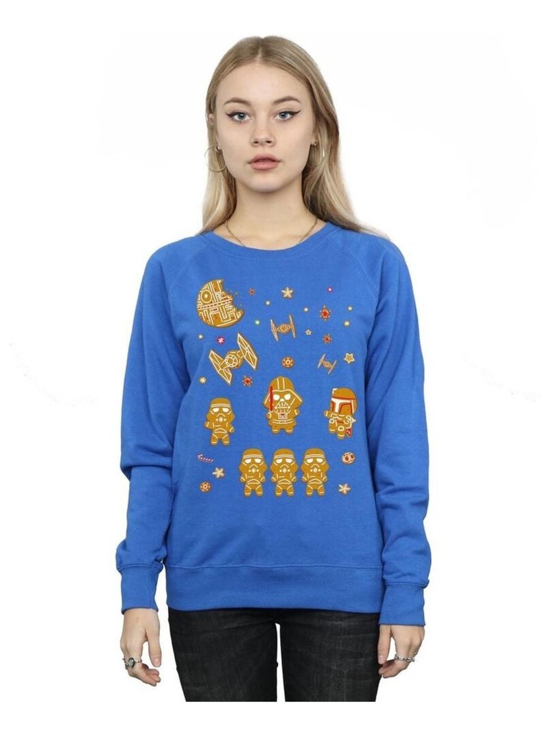 Star Wars - Sweat GINGERBREAD EMPIRE Bleu roi - Kiabi