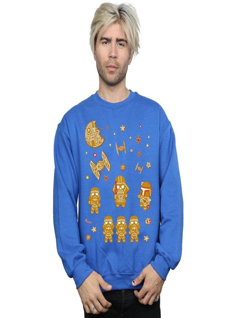 Star Wars - Sweat GINGERBREAD EMPIRE Bleu roi - Kiabi
