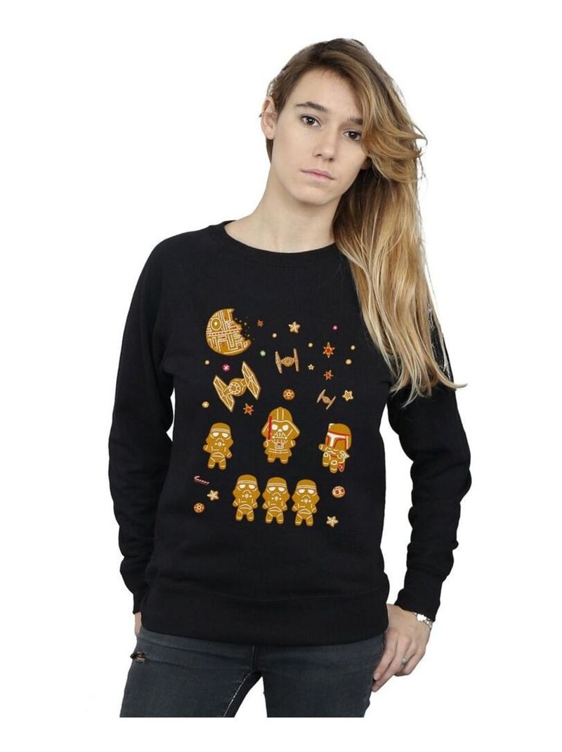 Star Wars - Sweat GINGERBREAD EMPIRE Noir - Kiabi