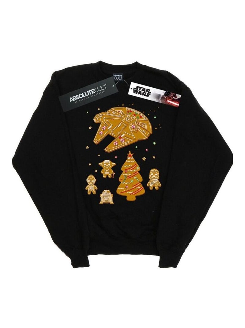 Star Wars - Sweat GINGERBREAD REBELS Noir - Kiabi