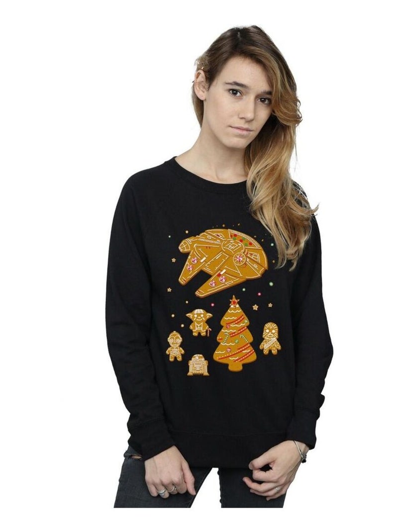 Star Wars - Sweat GINGERBREAD REBELS Noir - Kiabi