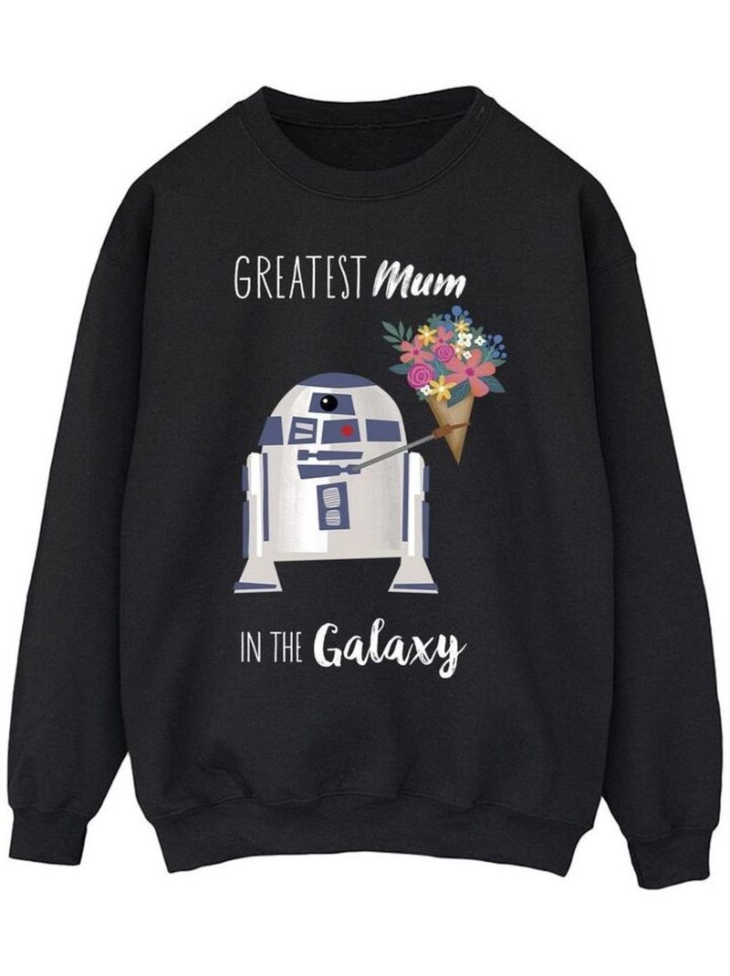 Star Wars - Sweat GREATEST MUM Noir - Kiabi