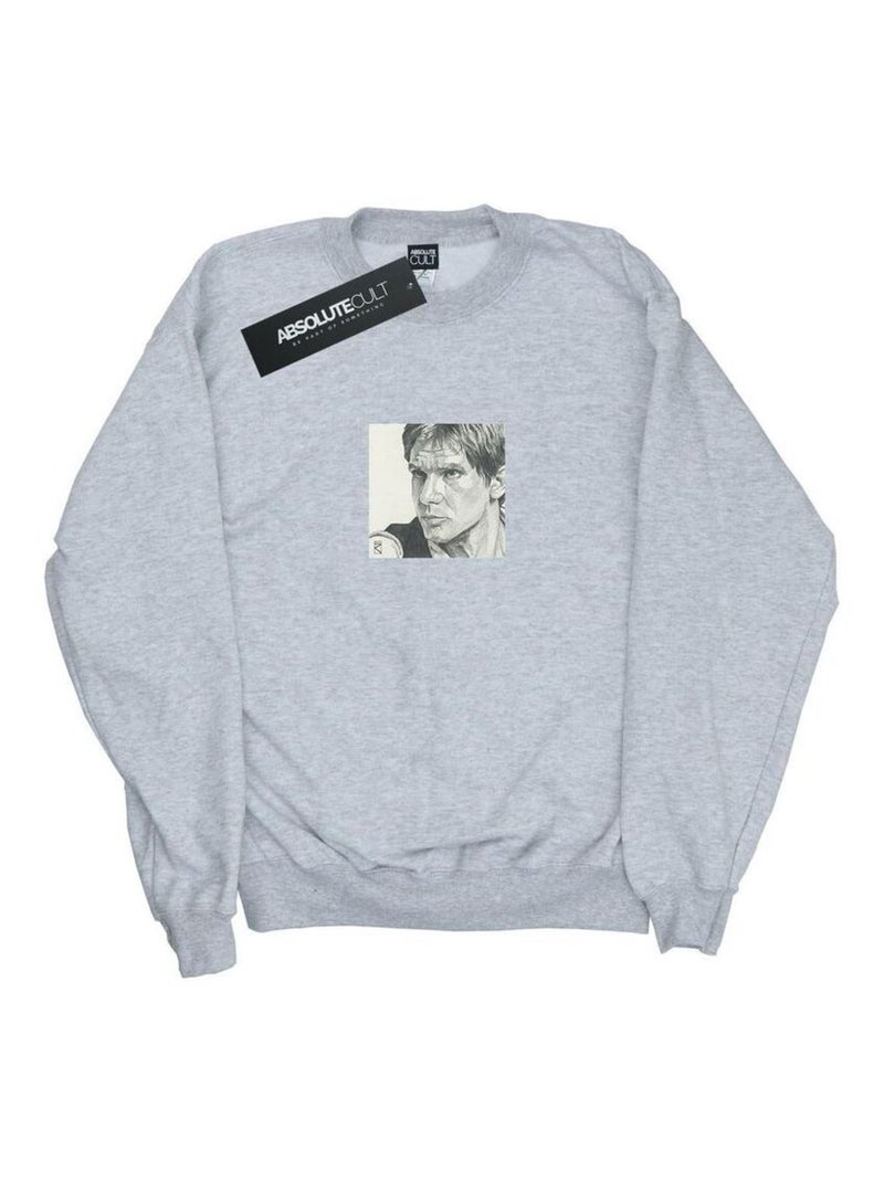 Star Wars - Sweat Gris chiné - Kiabi