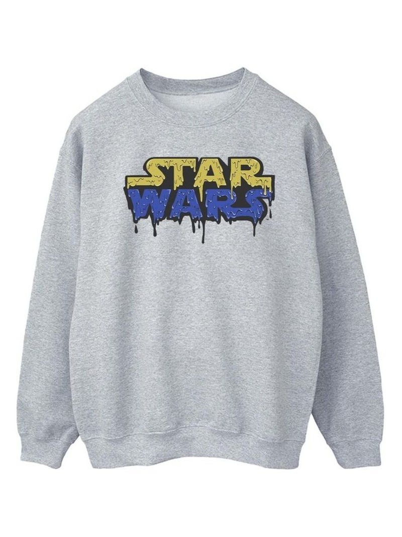 Star Wars - Sweat Gris chiné - Kiabi