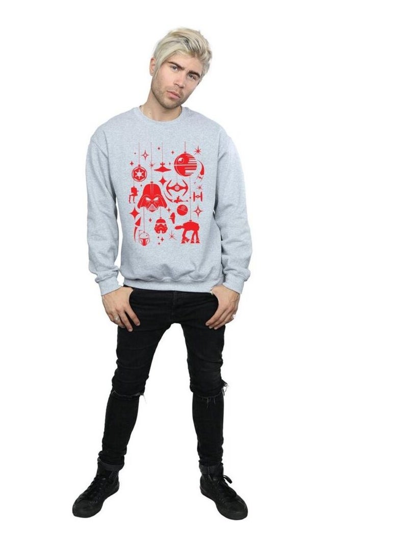 Star Wars - Sweat Gris chiné - Kiabi