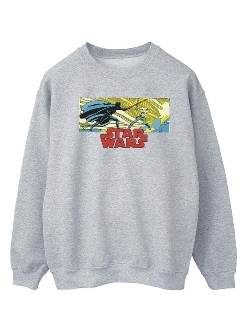 Star Wars - Sweat Gris chiné - Kiabi