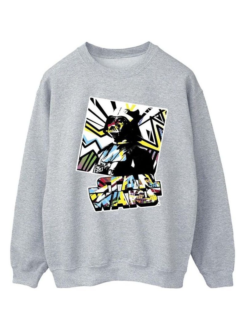 Star Wars - Sweat Gris chiné - Kiabi