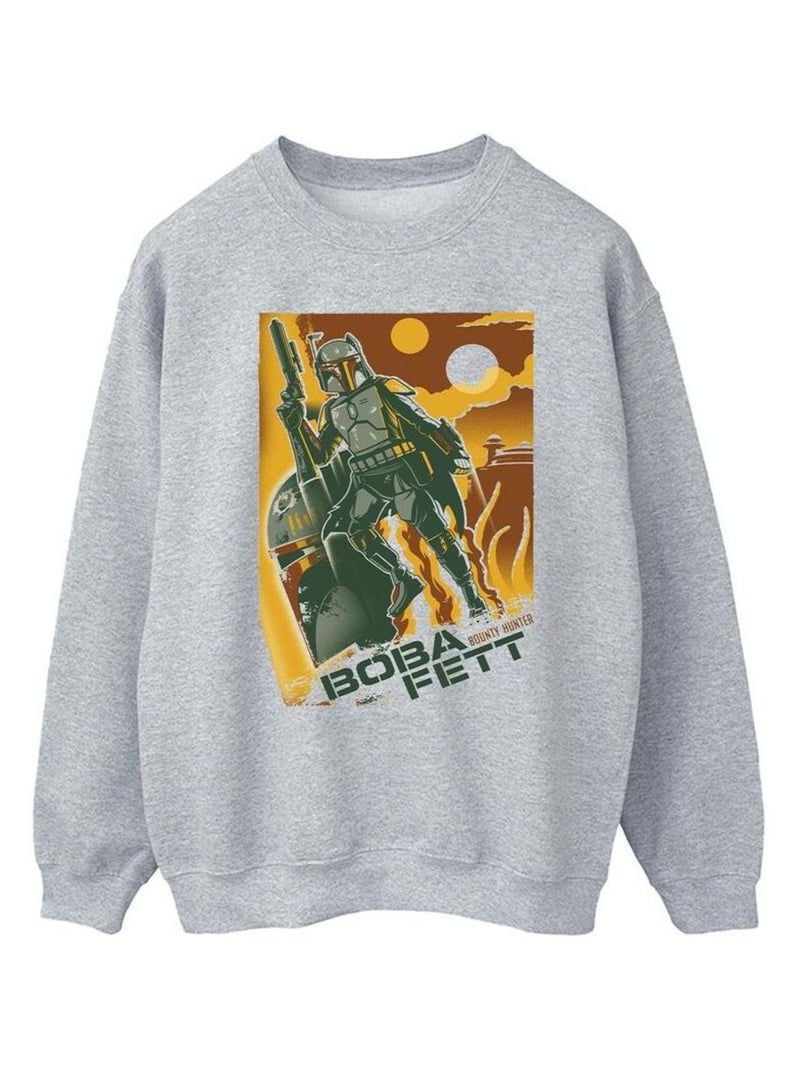 Star Wars - Sweat Gris chiné - Kiabi