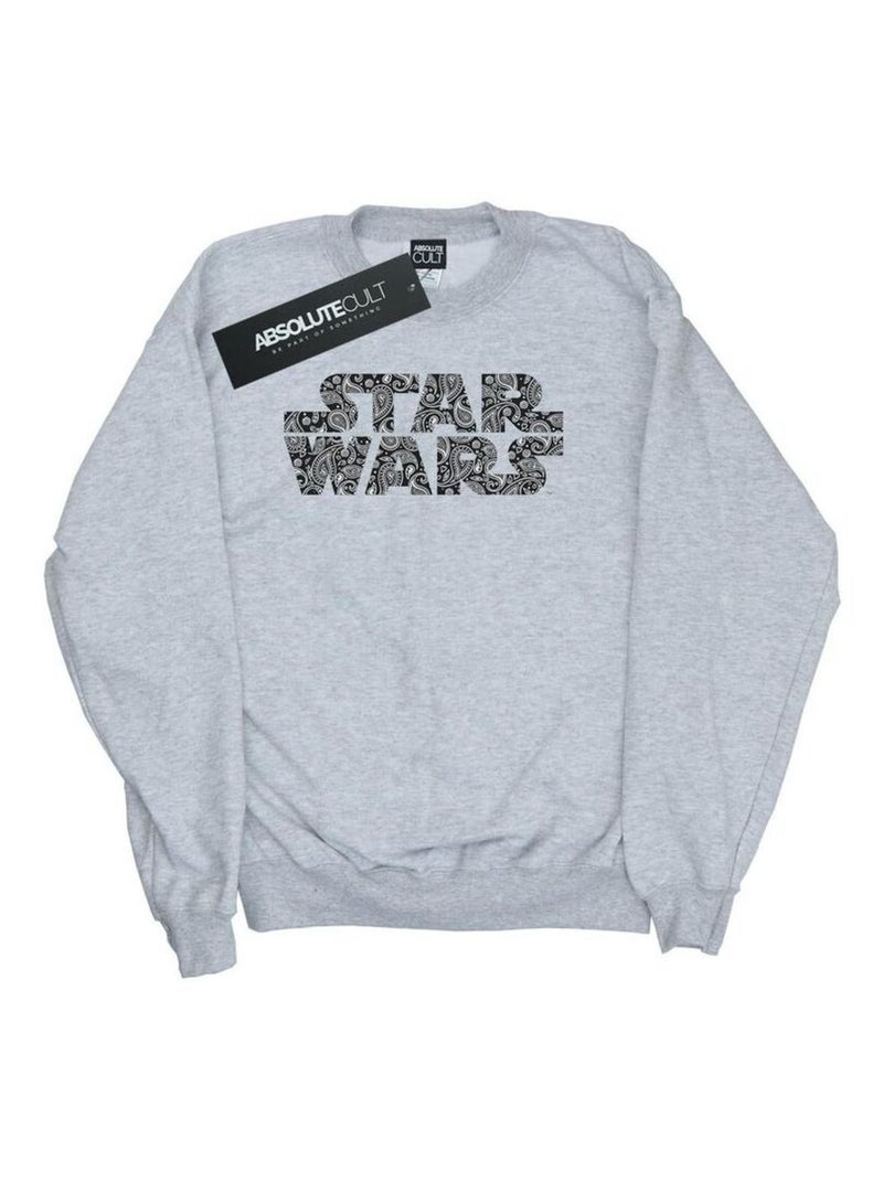 Star Wars - Sweat Gris chiné - Kiabi