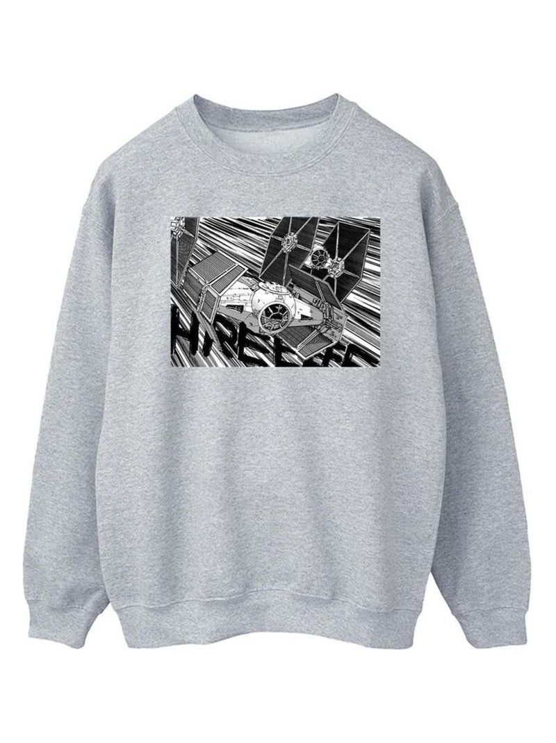 Star Wars - Sweat Gris chiné - Kiabi