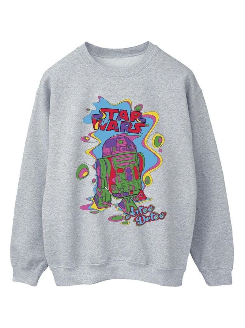 Star Wars - Sweat Gris chiné - Kiabi