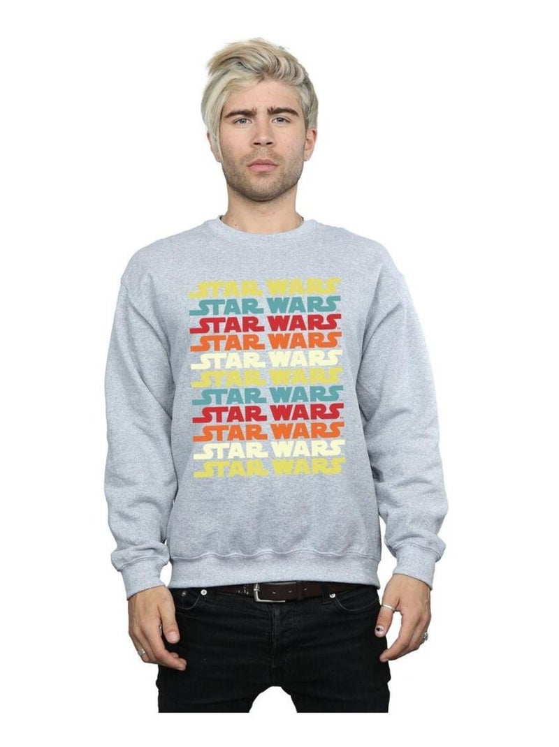 Star Wars - Sweat Gris chiné - Kiabi