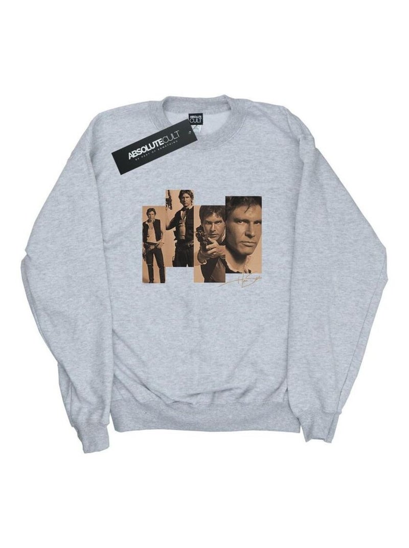 Star Wars - Sweat Gris chiné - Kiabi