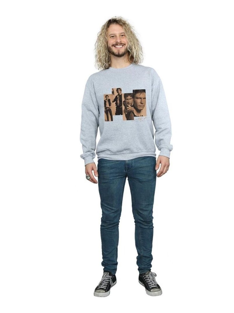 Star Wars - Sweat Gris chiné - Kiabi