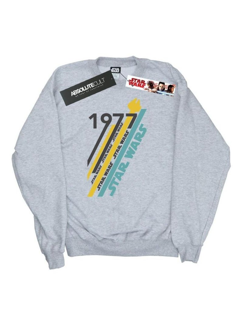 Star Wars - Sweat Gris chiné - Kiabi