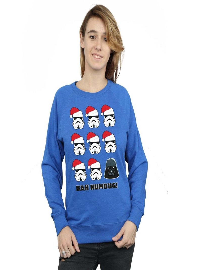 Star Wars - Sweat HUMBUG Bleu roi - Kiabi