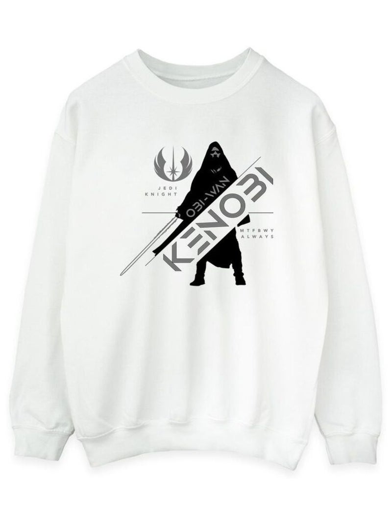 Star Wars - Sweat JEDI KNIGHT Blanc - Kiabi