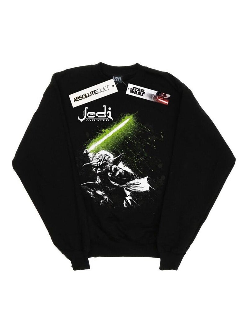 Star Wars - Sweat JEDI MASTER Noir - Kiabi