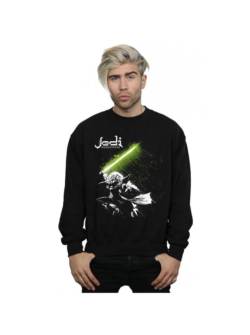 Star Wars - Sweat JEDI MASTER Noir - Kiabi