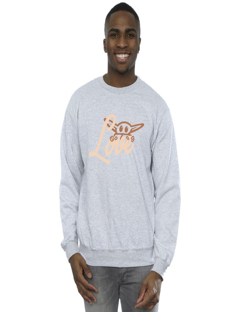 Star Wars - Sweat LOVE Gris chiné - Kiabi