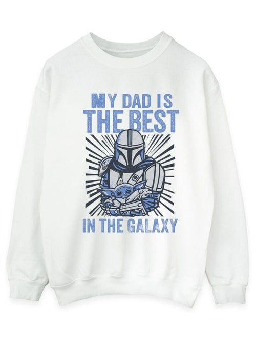 Star Wars - Sweat MANDALORIAN BEST DAD - Kiabi Star Wars - Sweat MANDALORIAN BEST DAD - Kiabi