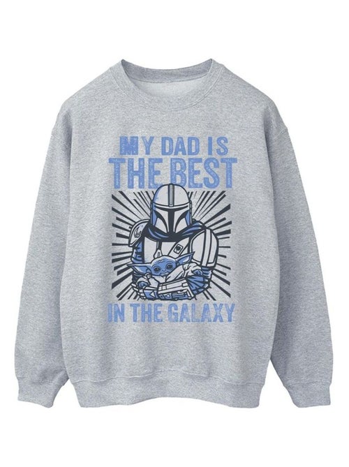Star Wars - Sweat MANDALORIAN BEST DAD - Kiabi Star Wars - Sweat MANDALORIAN BEST DAD - Kiabi