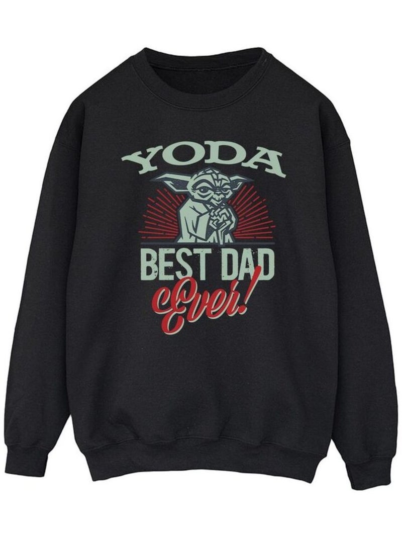 Star Wars - Sweat MANDALORIAN DAD Noir - Kiabi